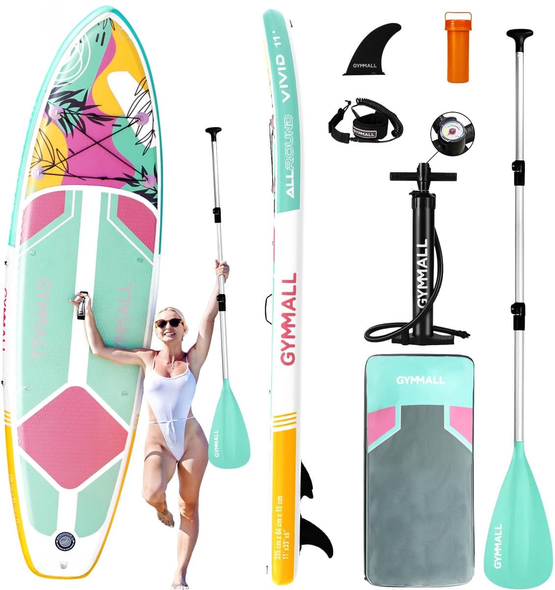 Gymmall SUP Stand Up ShopVlot, 335×84 cm, max 136 kg