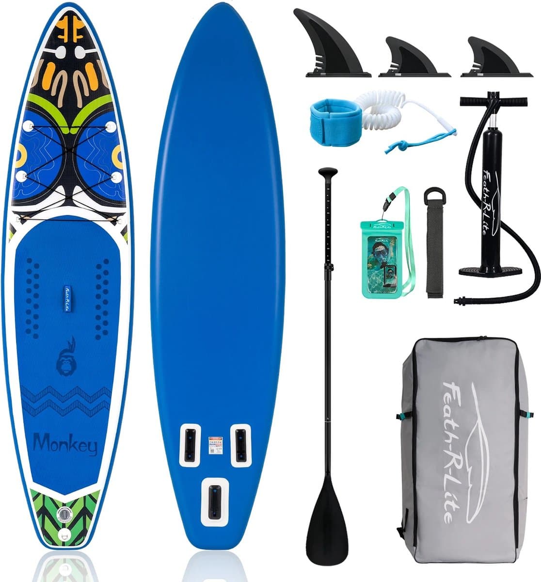 Supboard SUP SUP volwassen SUP beginners, 350×84 cm, max 150 kg