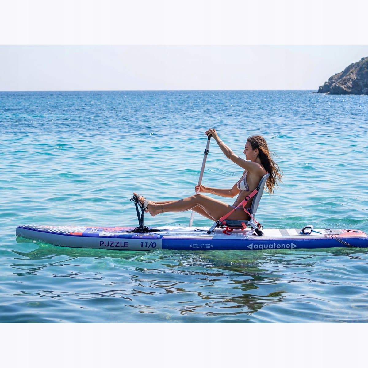Merkloze SUP Bordpuzzel 11'0" Paars, 335 cm