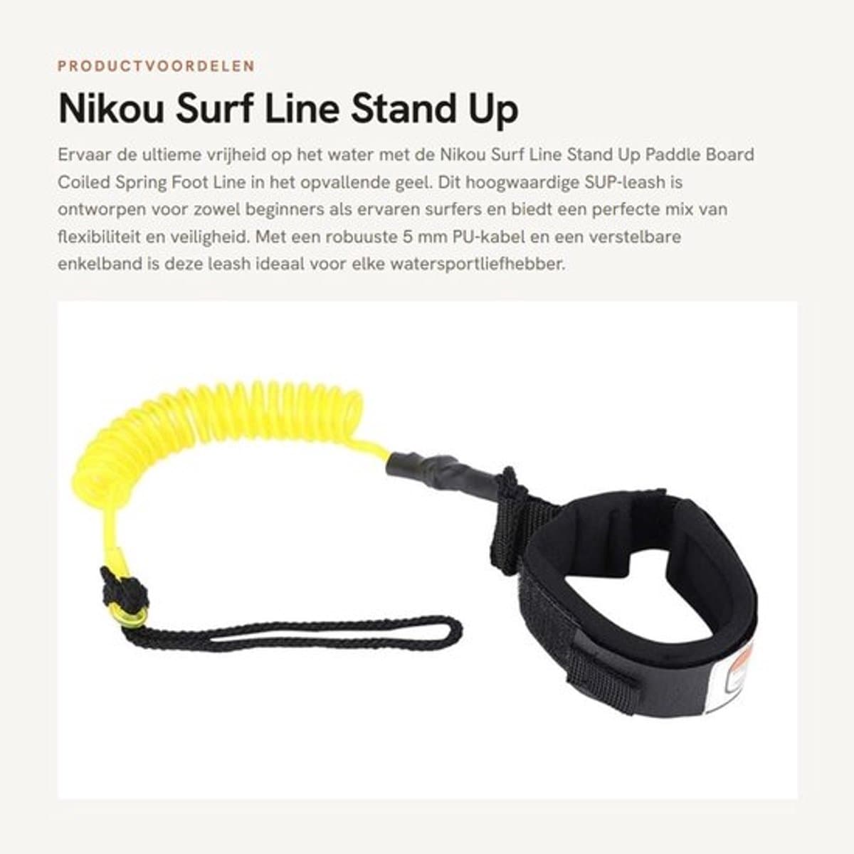 Paddle 5mm Coiled Spring Voetlijn Bodyboard Surfplank
