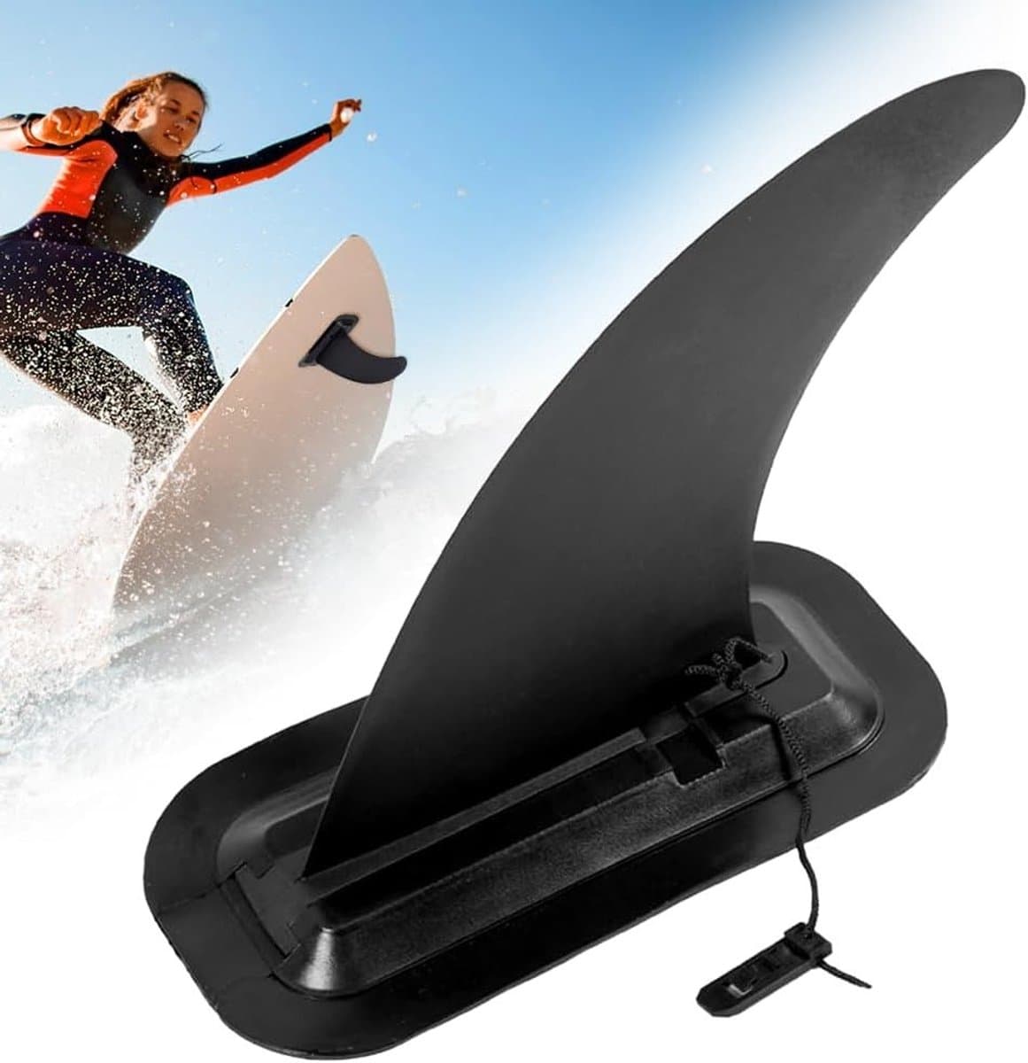 Verwijderbare Universele Surfboard Fin met 2 Accessoires, Geschikt