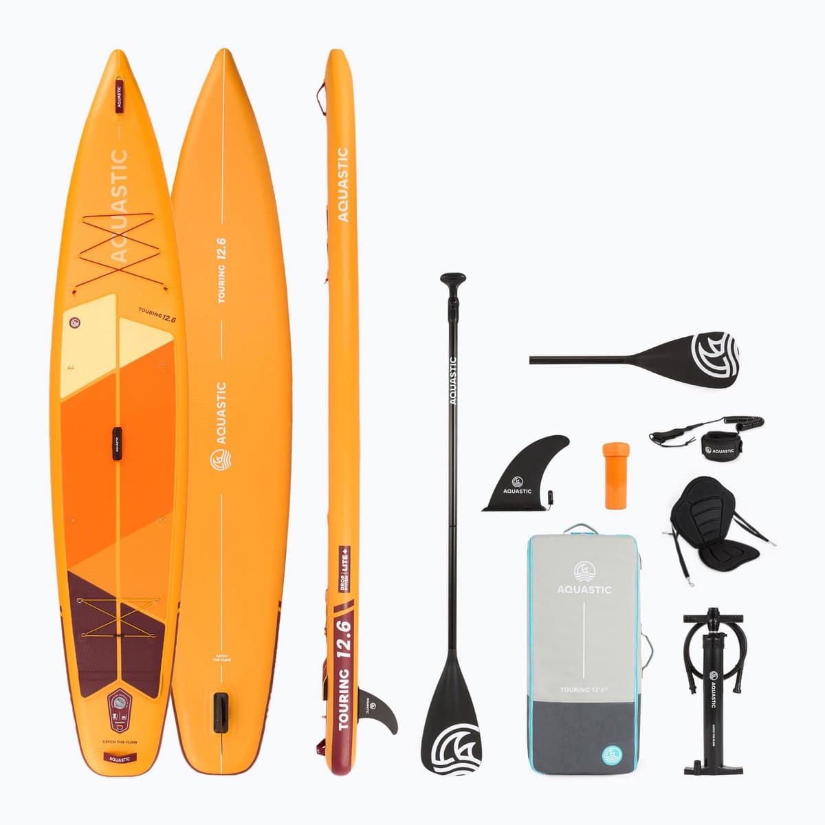 SUP Touring 12'6" lichtgewicht stabiel, 12.5'