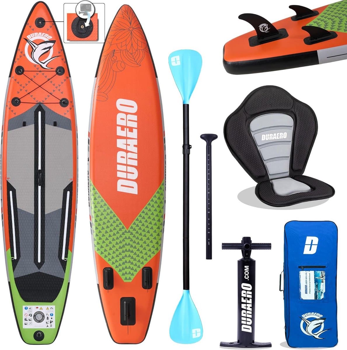 Opblaasbaar SUP Peddelboard set Watersport plezier, 330×76 cm