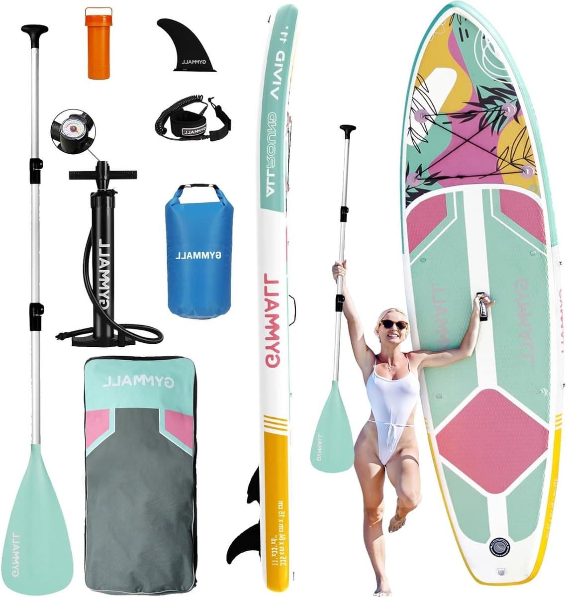 Opblaasbaar Watersport Avontuur Breed Antislip, 335×84 cm