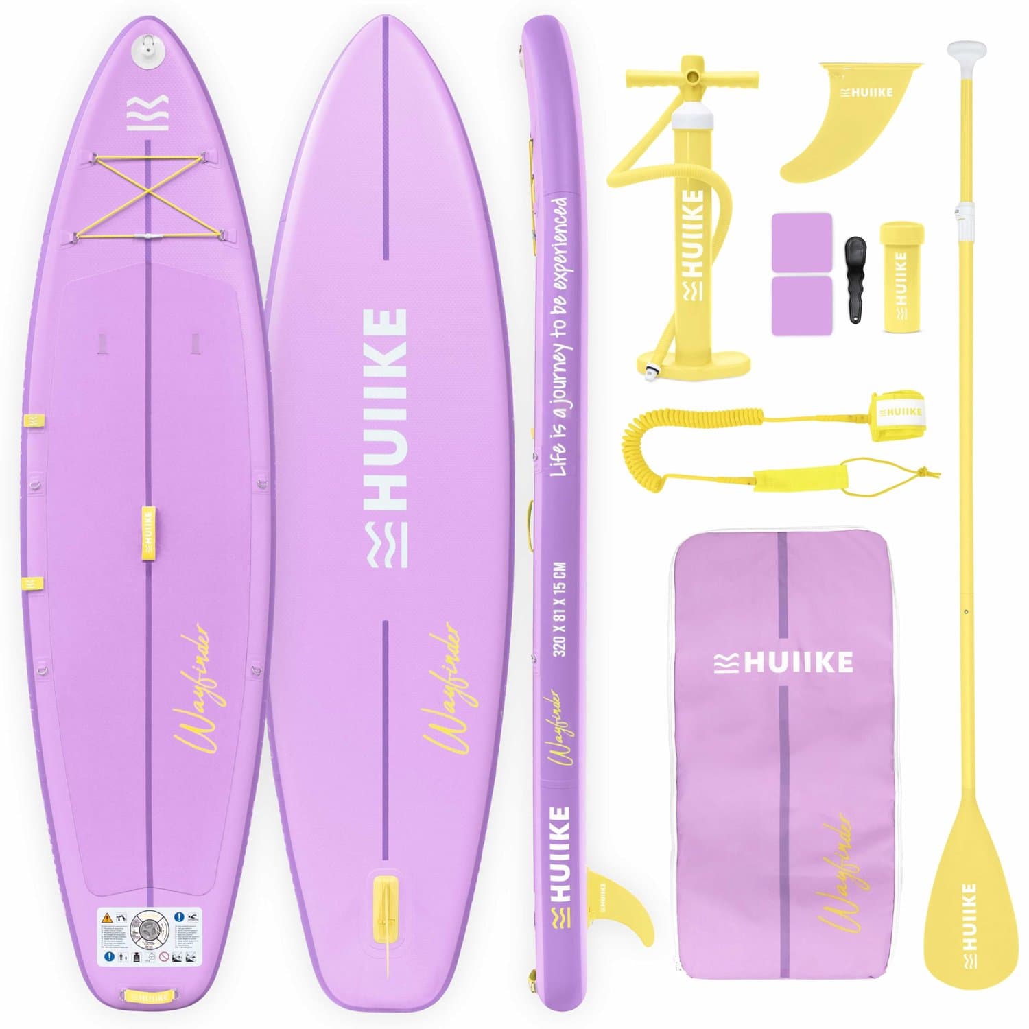 Opblaasbaar SUP 10'6" Wayfinder Lilac Touring, 320 cm