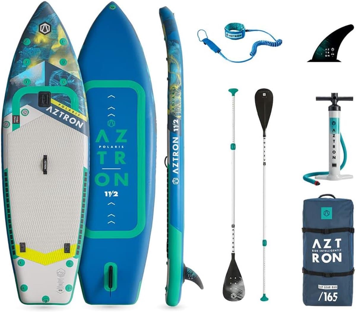 SUP 11'4" Touring Adventure/Fishing Extra groot, 11.3'