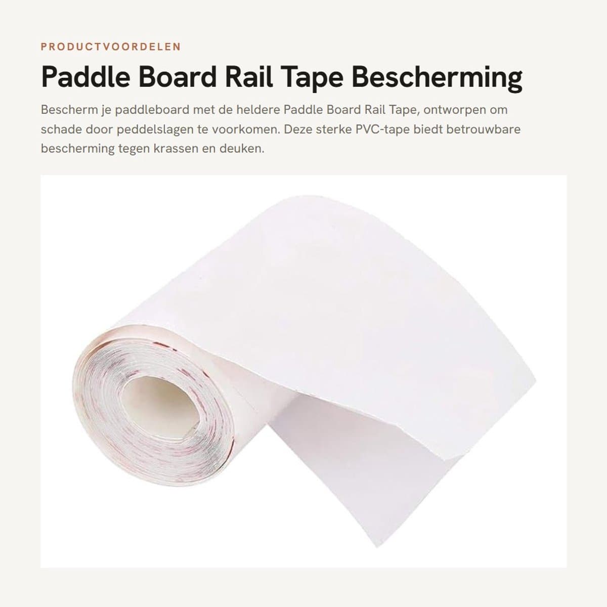 Dailygoods Rail Tape Heavy Duty Bescherming, 400×10 cm